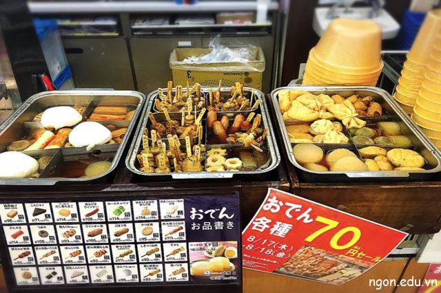Oden là món ăn đường phố vô cùng nổi tiếng thường bán tại các yatai
